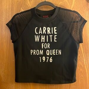 Killstar Carrie White Crop Top